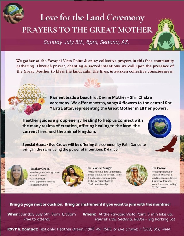 Prayers to the Great Mother event poster