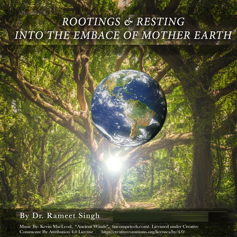 Rooting & Mother Earth Embrace — meditation artwork
