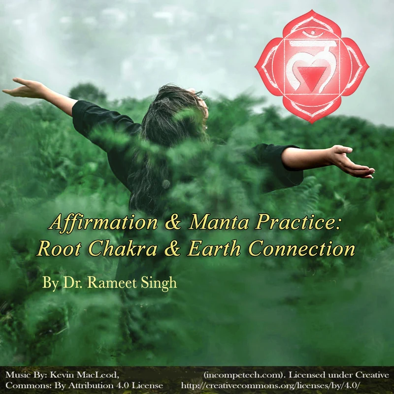 Root Chakra Affirmations & Mother Earth Connection — meditation artwork