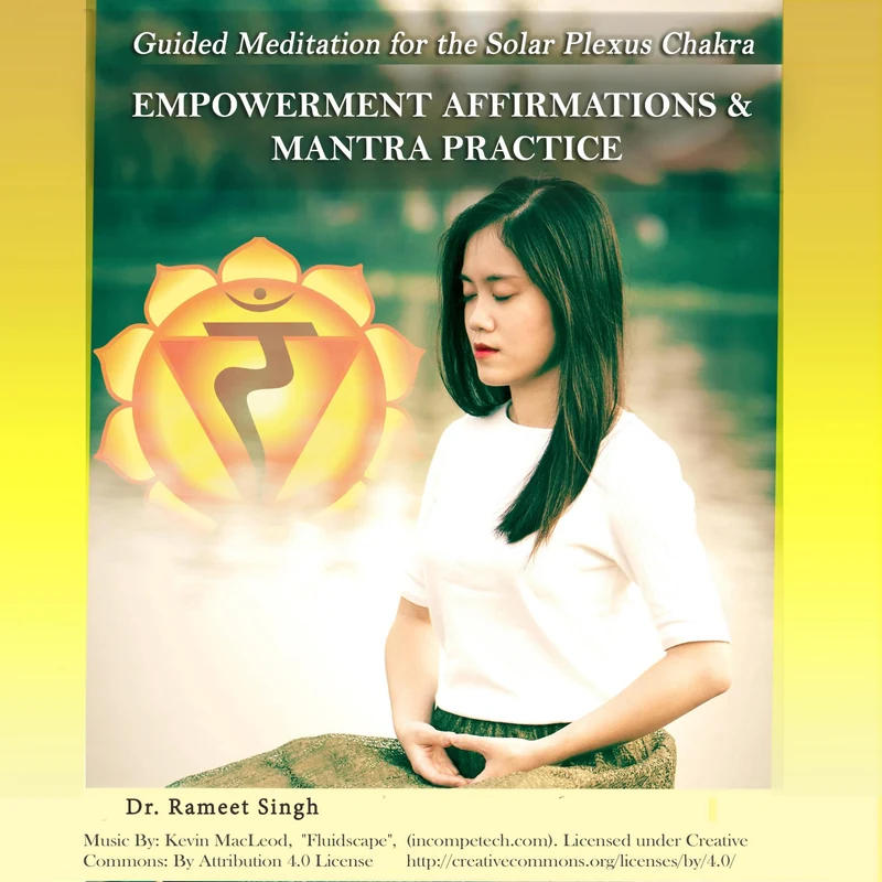 Empowerment & Solar Plexus Affirmations — meditation artwork