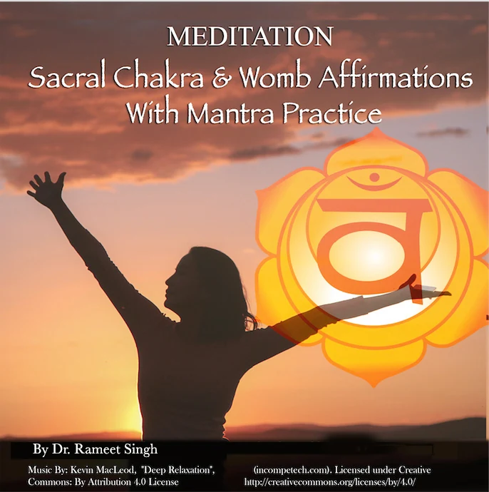 Sacral Chakra Activation Affirmations — meditation artwork